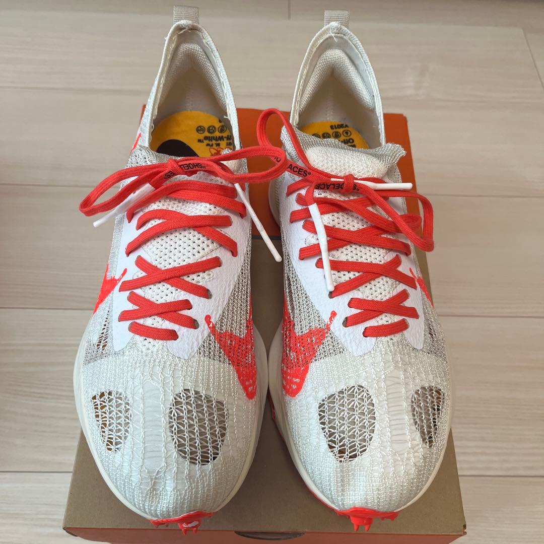 最終値下げOFF-WHITExNIKE AIR ZOOM TEMPO NEXT% Off-White x Nike Air Zoom Tempo NEXT% 'Black Green' Size US6.5M