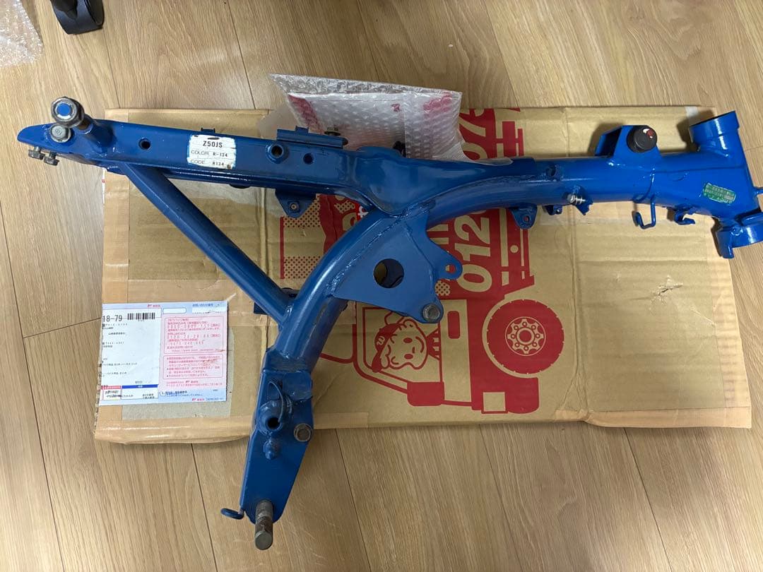 5*e様 ホンダ モンキー 12V Z50J 純正フレーム 販売証明書付き 業者