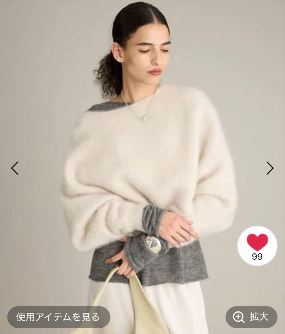 Violet ribbon tops ivory