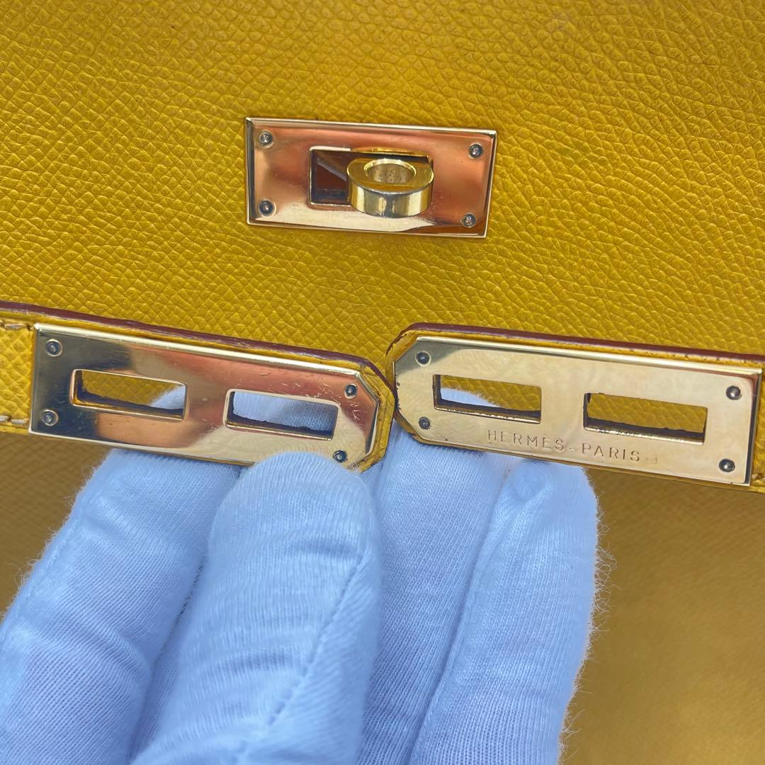 美品✨エルメス ケリーデペッシュ38 ヴォーエプソン F刻印 2002年