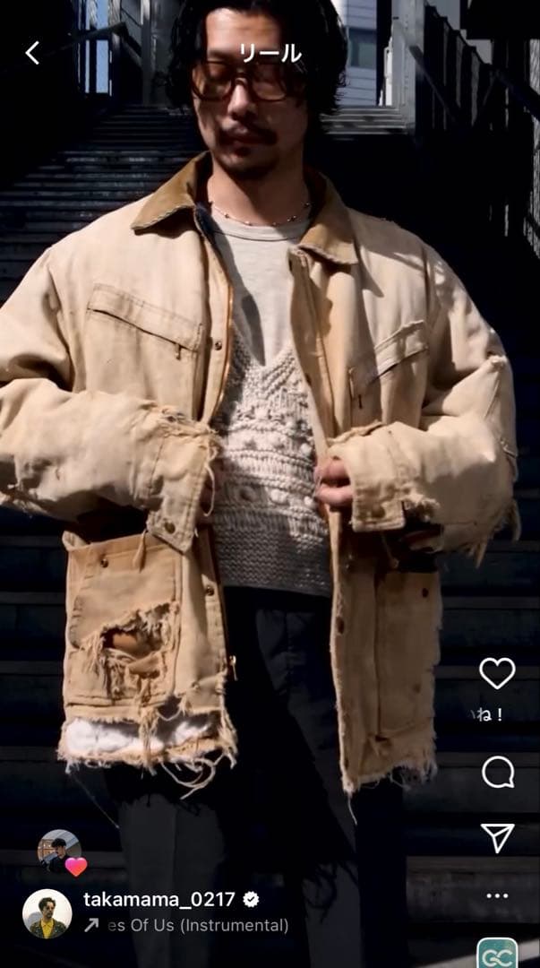 70s カーハート チョアコート 42L ボロ carhartt ジャケット - メルカリ