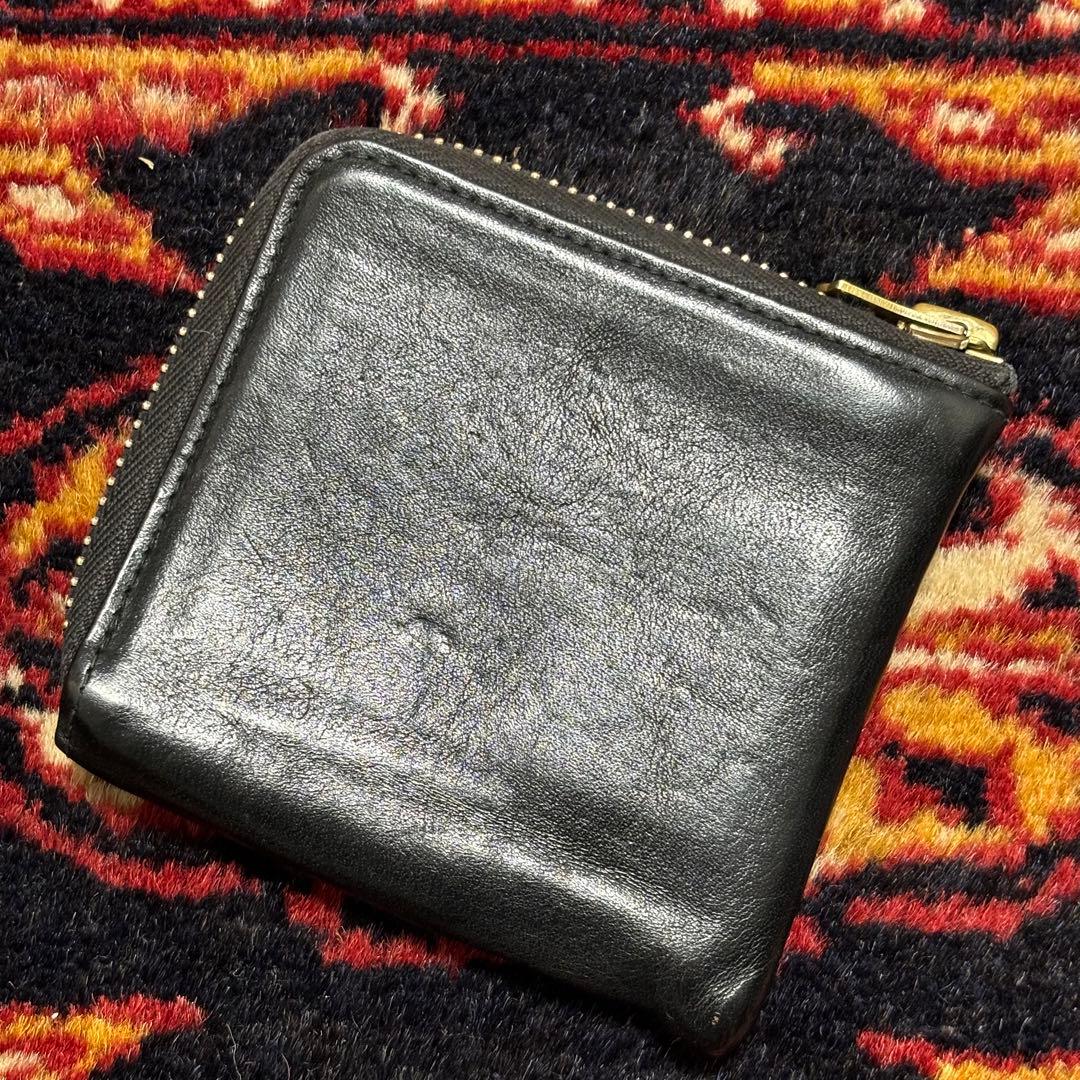 【美品】THE REAL McCOY'S 黒 レザー ケース スクエア THE REAL McCOY'S（ザ・リアルマッコイズ） 1STタイプ レザー