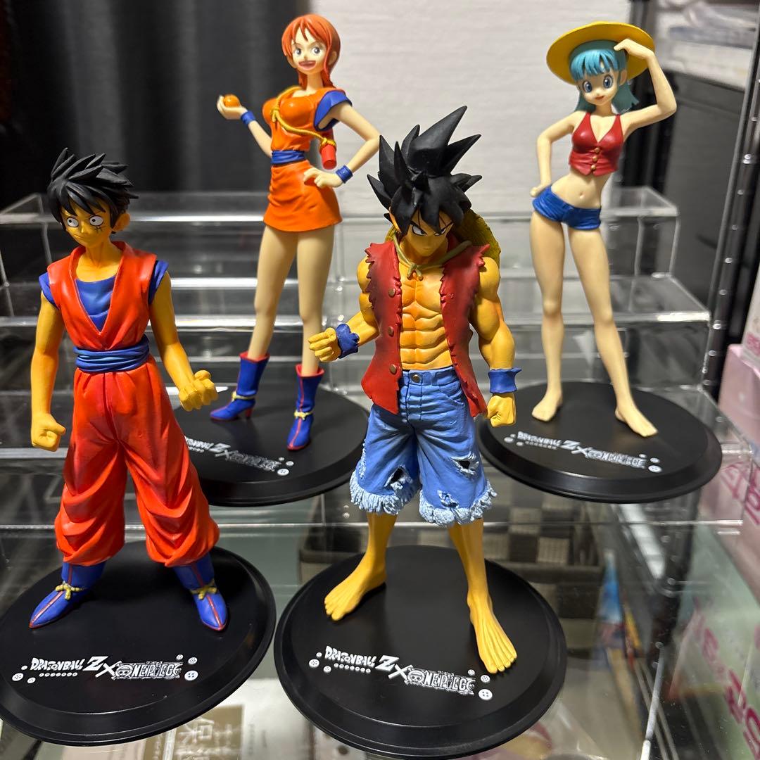 ドラゴンボールZ×ONE PIECE DX組立式フィギュア 全4種 - メルカリ