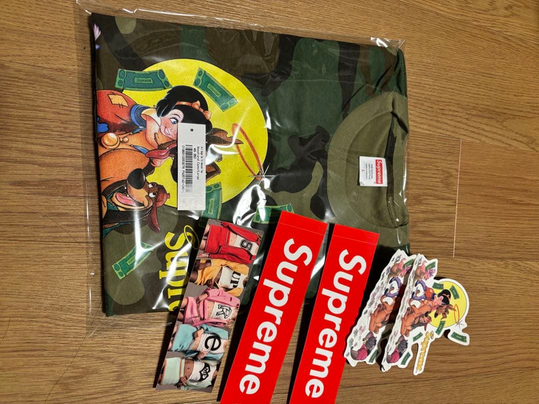 Supreme All Dogs Go To Heaven Teeステッカー付き Buy Supreme All Dogs Go To Heaven Tee 'Black' - FW25T42 BLACK | GOAT