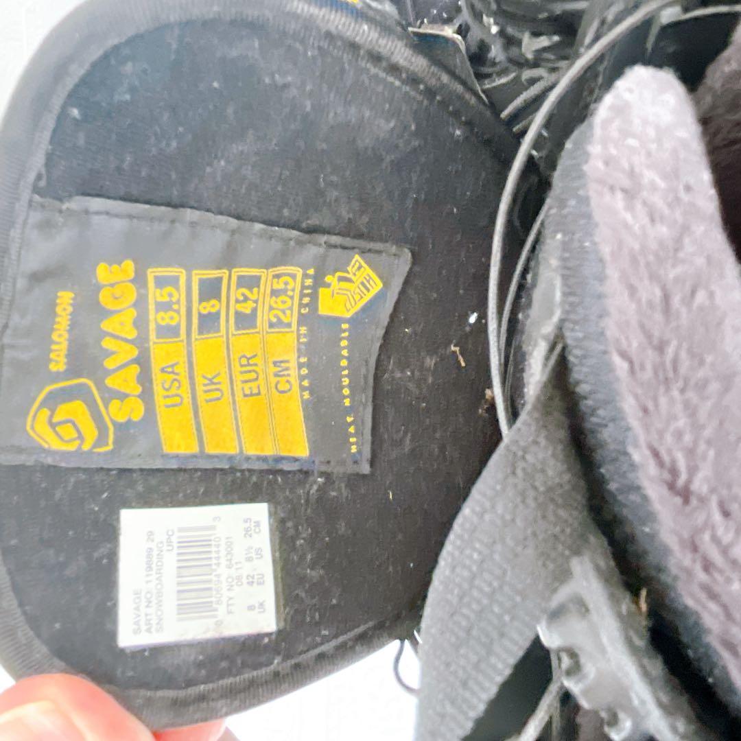 SALOMON SAVAGE スノーボードブーツ 26.5cm