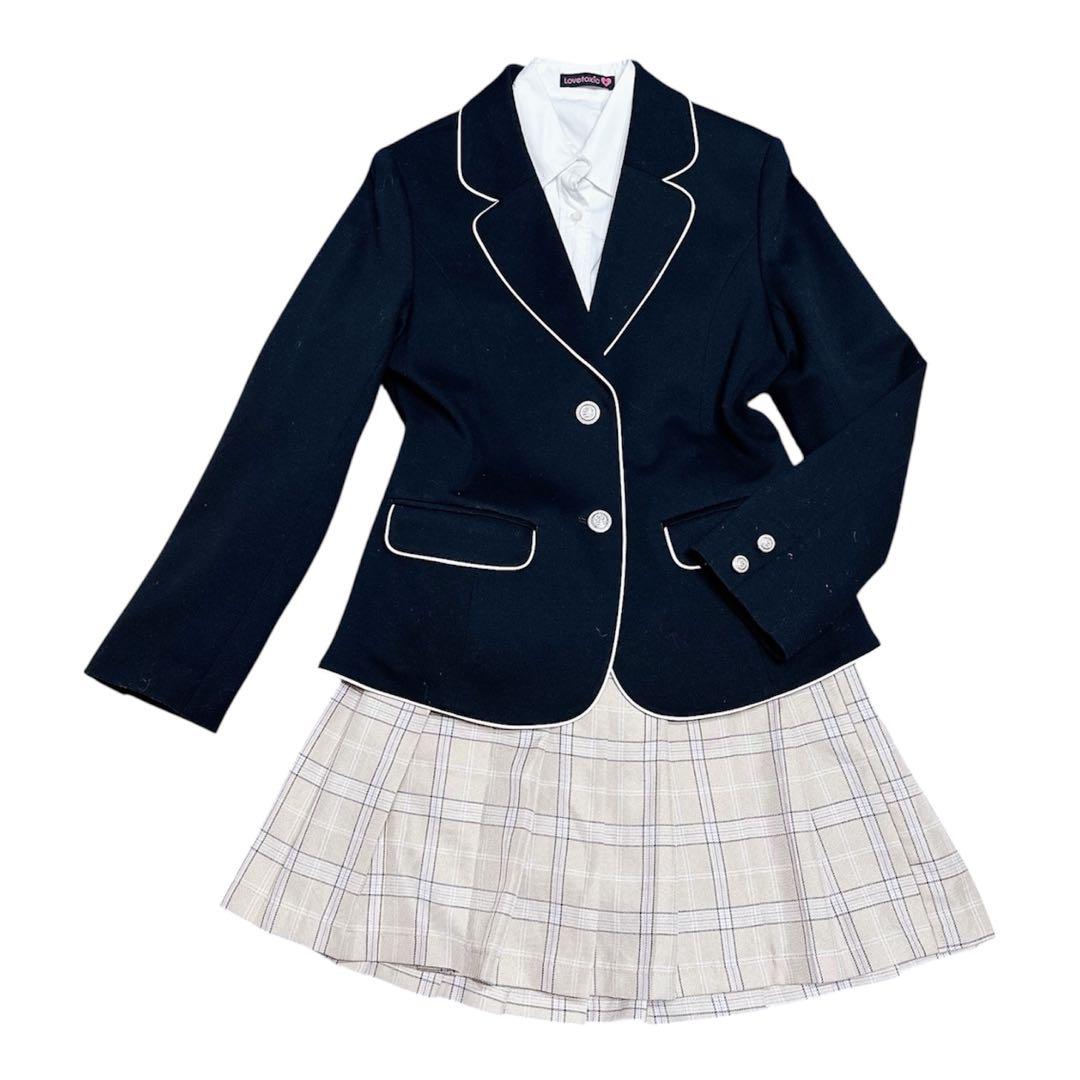 ポンポネットジュニア/ラブトキシック卒服3点セット 卒業式 160