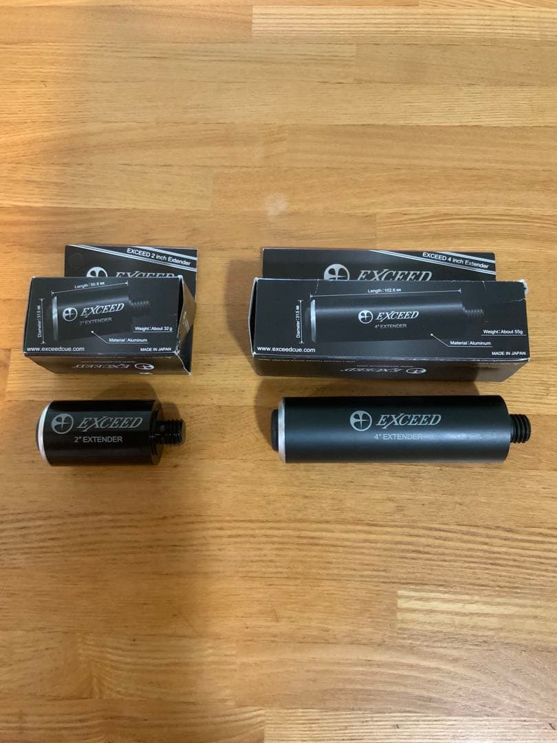 EXCEED ビリヤード エクステンダーセット　2インチ、4インチ EXCEED 2インチ エクステンダー（4色展開） – BILLIARD SQUARE