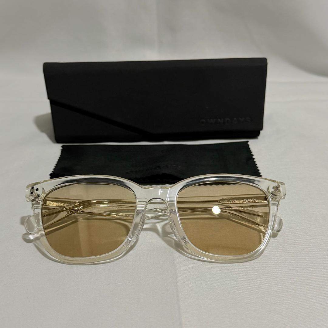 ハ*ン様 キムタク着用 私物 OWNDAYS サングラス ウェリントン 調光サン