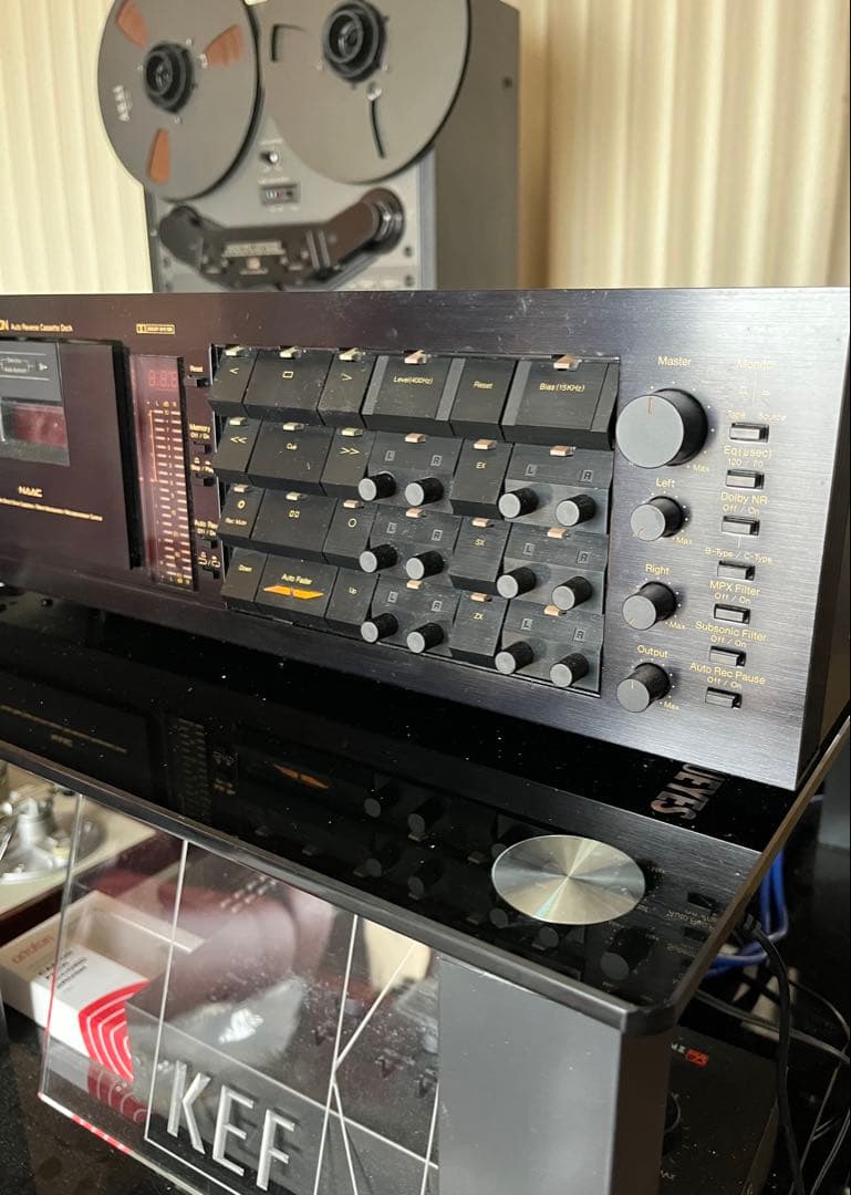 カセットデッキ NAKAMICHI DRAGONNakamichi DRAGON 初期型カセットデッキ