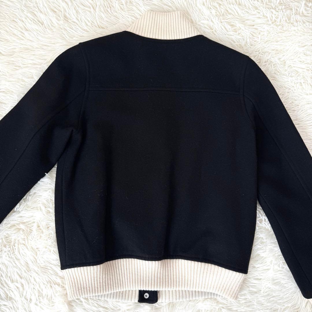 希少】クレージュ スタジャン ブルゾン ブラック レディース 38 Y2K