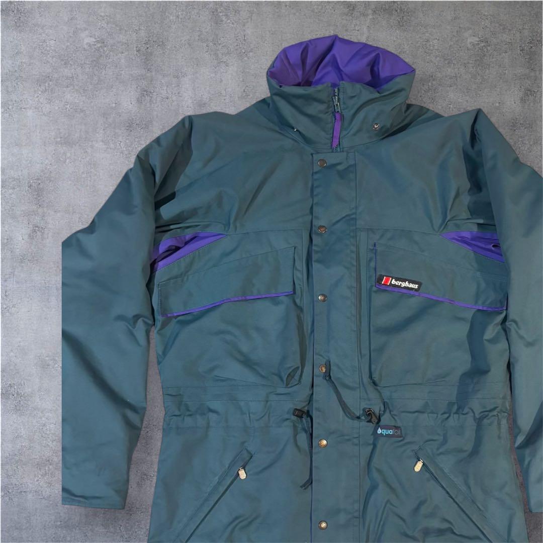 227【UK製】90s Berghaus SERAC中綿ジャケット パープル系M 楽天市場】Berghaus バーグハウス ジャケット サイズ:M 90s Aquafoil
