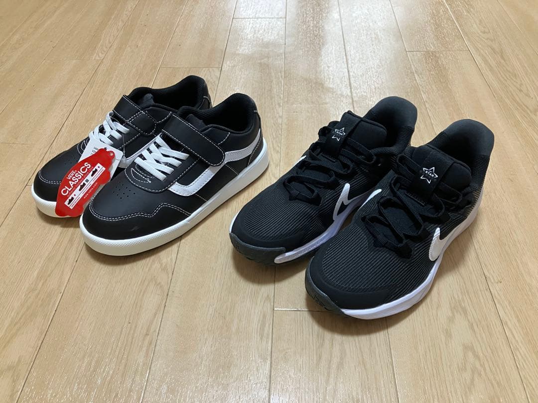 VANS NIKE スターランナー　スニーカー　男の子 21cm 21.5cm キッズ スニーカー スポーツシューズ 軽量 男の子 ベルクロ 21 0cm