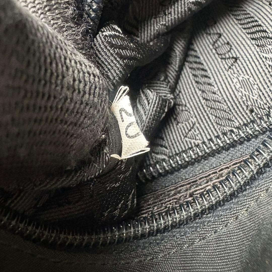 051 美品 PRADA ハンドバッグ トートバッグ 肩掛け 黒 of3 - メルカリ