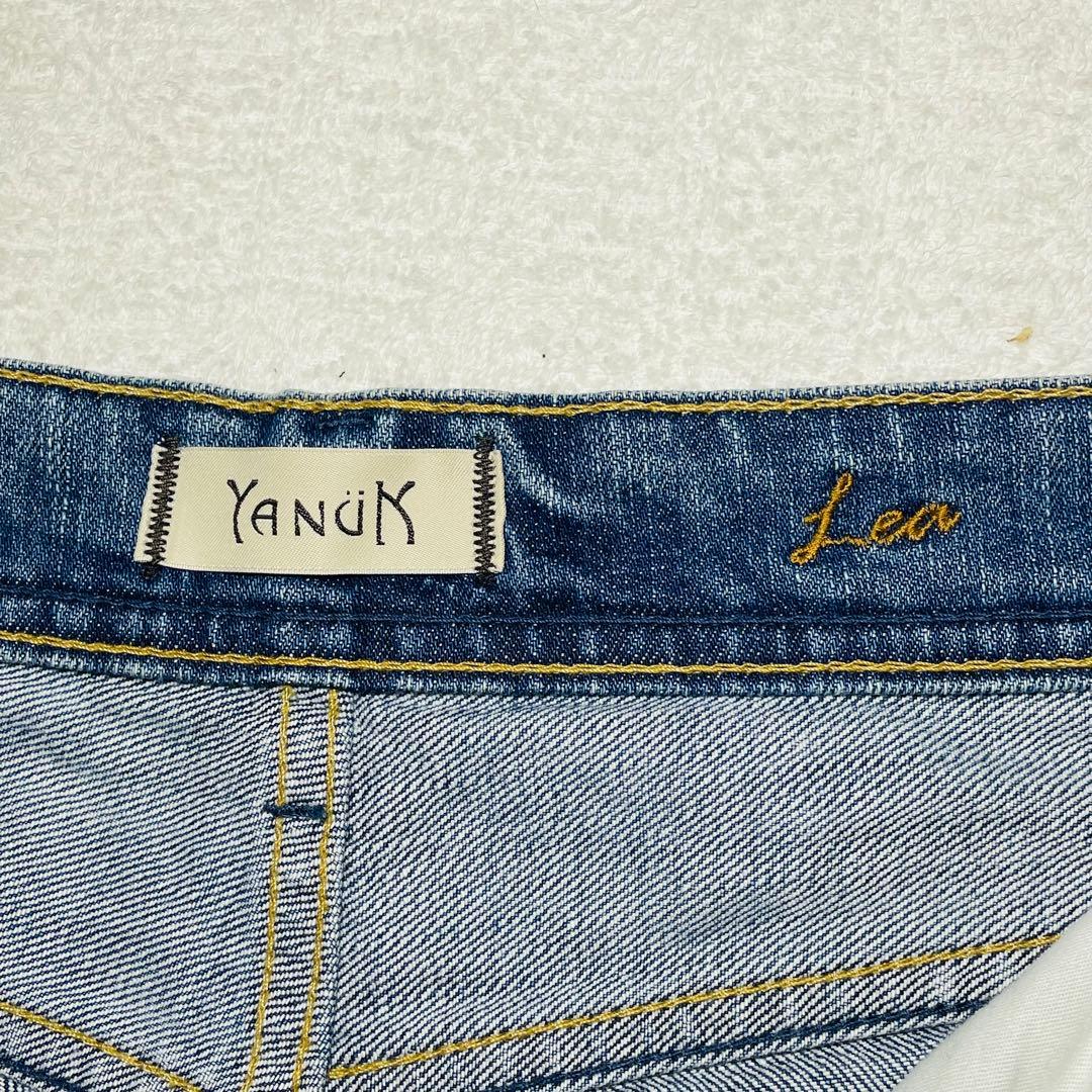 美品 YANUK ヤヌーク ボーイズストレートデニムパンツ レア w25 - メルカリ