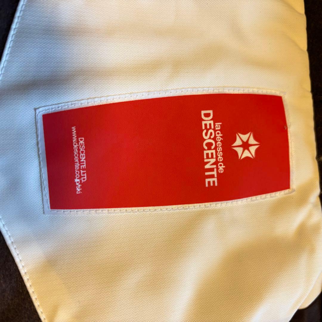 美品】DESCENTEデサント レディース スキーウェア サイズ7 白茶 - メルカリ