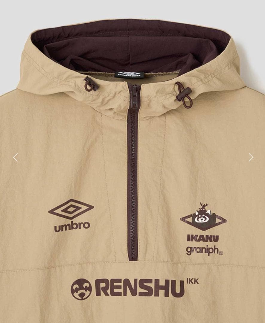 XLサイズ イカクアンブロ アノラック グラニフ ウィンドブレーカー