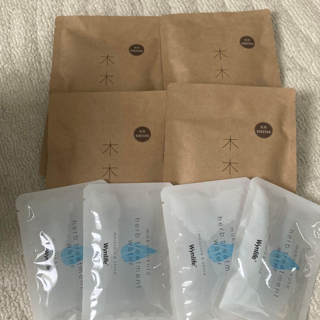 mokumokuto 染毛料　カラー　焦茶 4個入り mokumokuto ～ヘナであなたの髪を優しく素敵に～ (@moku_moku_to