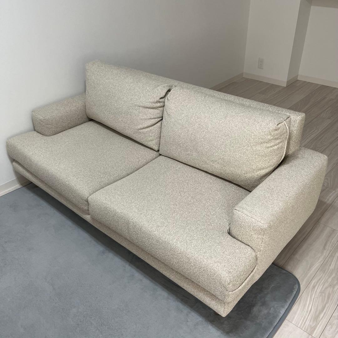 【unico】ベージュファブリックソファ（Irula） IRULA(イルラ) ソファ替え 2.5シーター用 | ソファ | unico（ウニコ