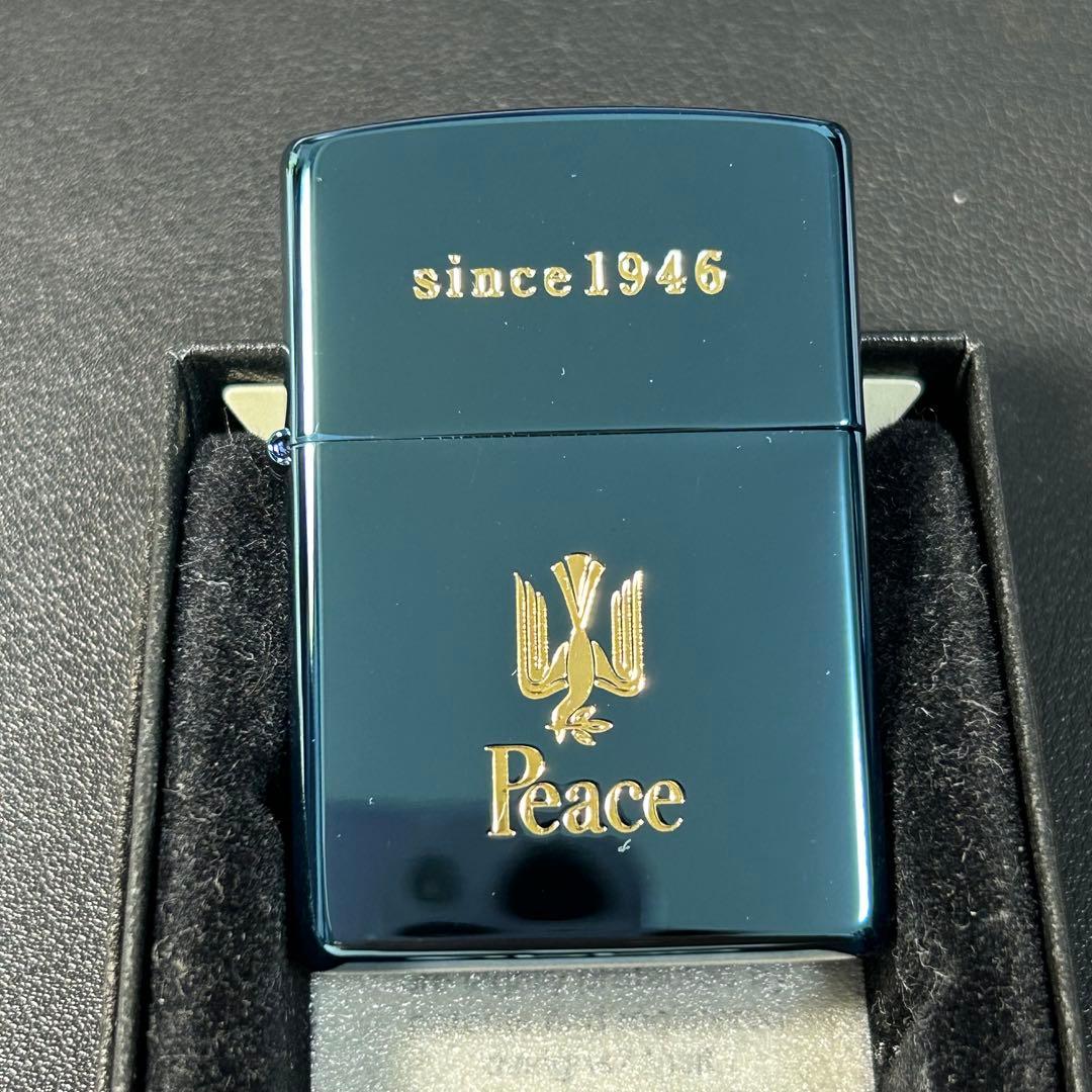 ジッポー　ピース　ブルーチタン Amazon | zippo（ジッポー）Peace ブルーチタン 懸賞商品 1995年製造