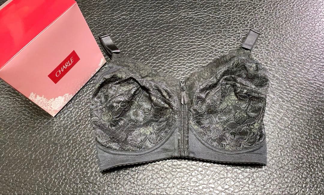 シャルレ ドゥバンナ ブラジャー F80 2枚入☆ ブラック FA183 新品