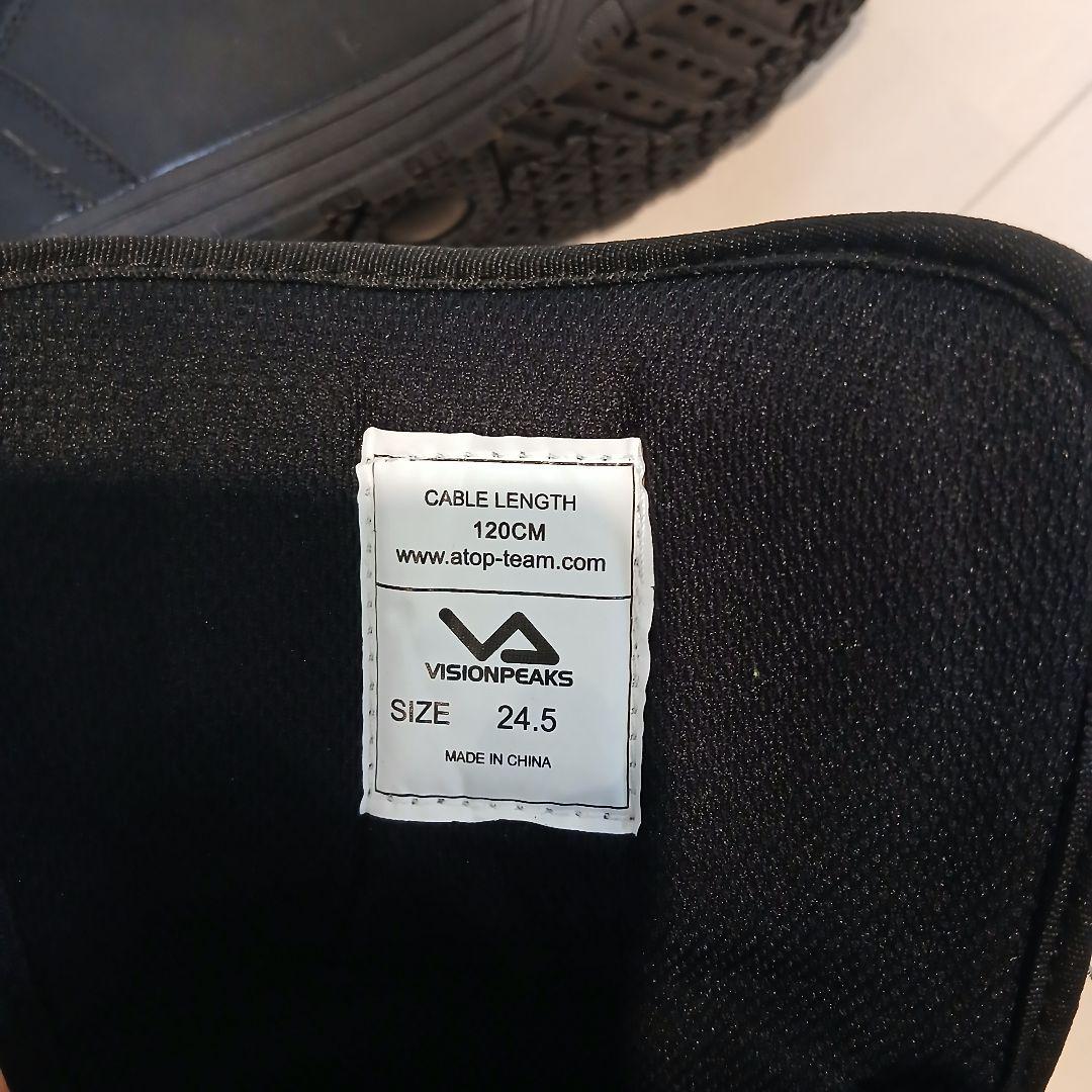 ☆美品☆ ビジョンピーク スノーボードブーツ 24.5cm ブラック