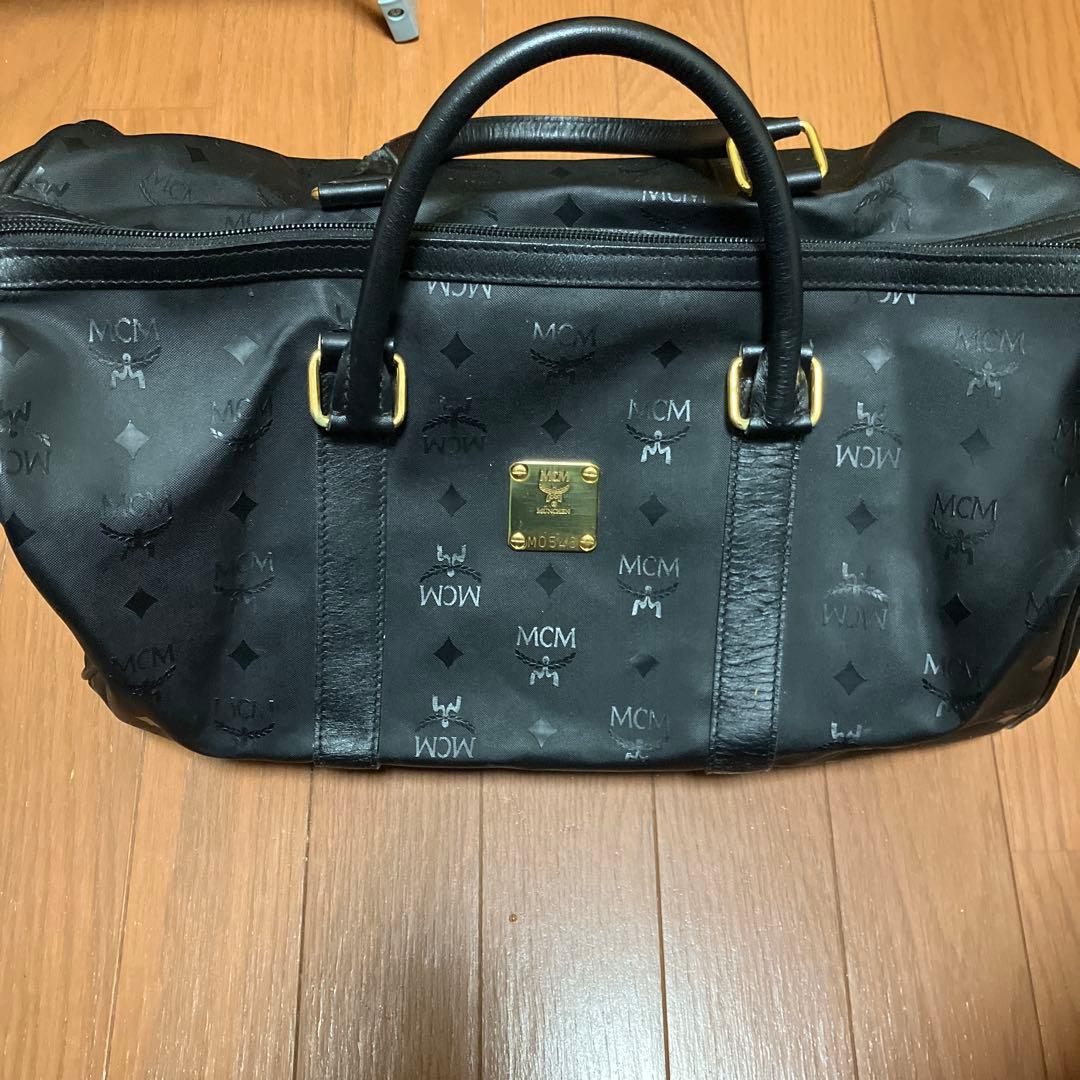 MCM ボストンバッグ M0546 ブラック MCM - 新品 エムシーエム MCM ボストンバッグ モノグラムナイロン