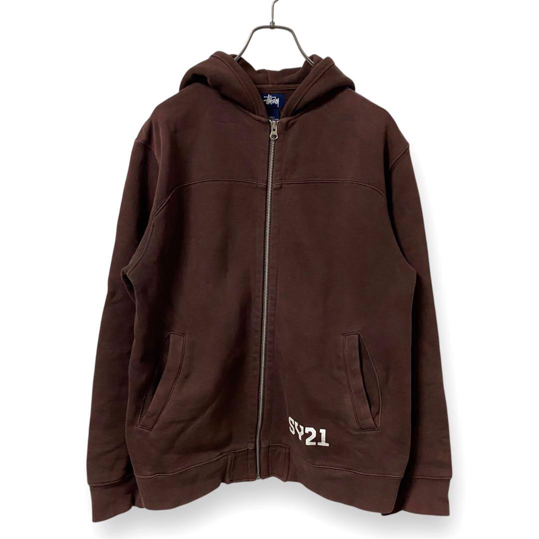 90s 紺タグ オールドステューシー STUSSY ジップパーカー SY21 - メルカリ