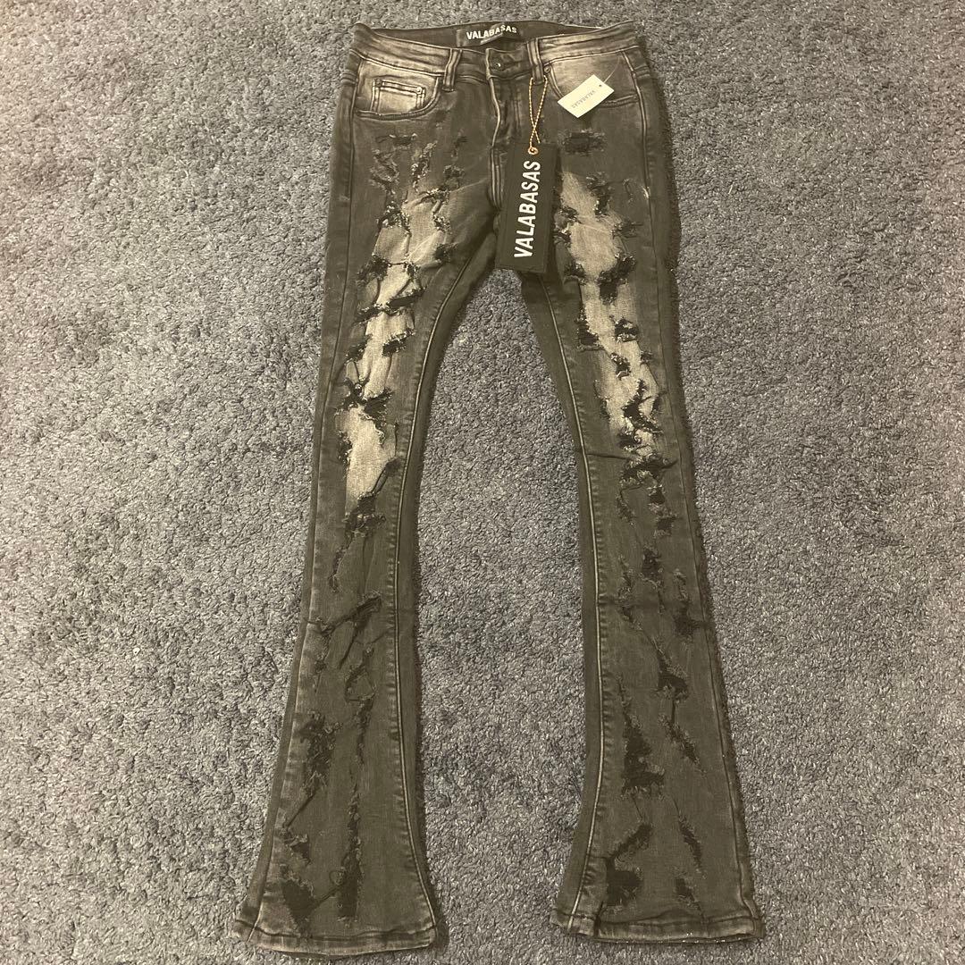 VALABASAS バラバサス ダメージフレアデニム 30 新品未使用 - メルカリ