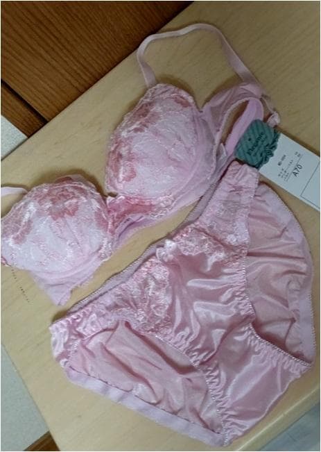 レディースブラショーツセット ピンク - メルカリ