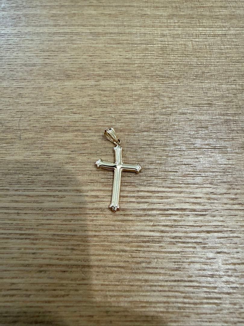 k18 十字架　ネックレス　1.5g
