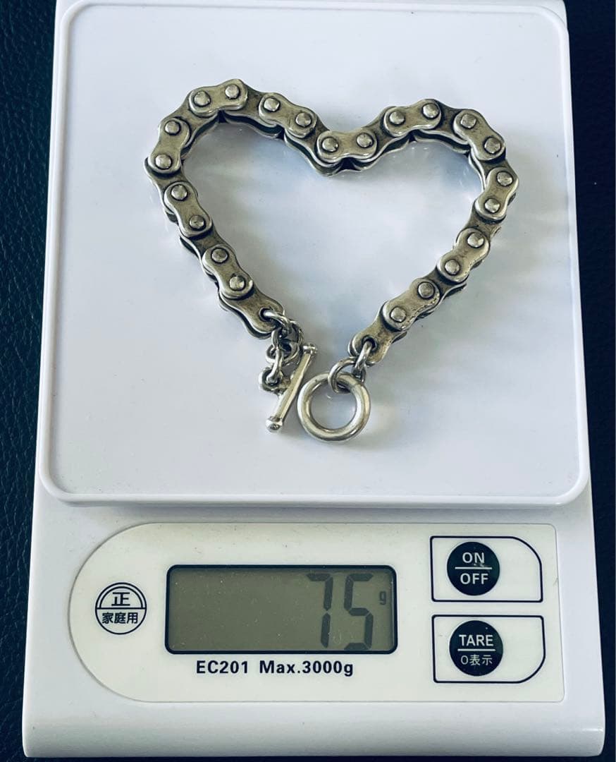 希少 メキシコ バイクチェーン ヴィンテージ ブレスレット シルバー925