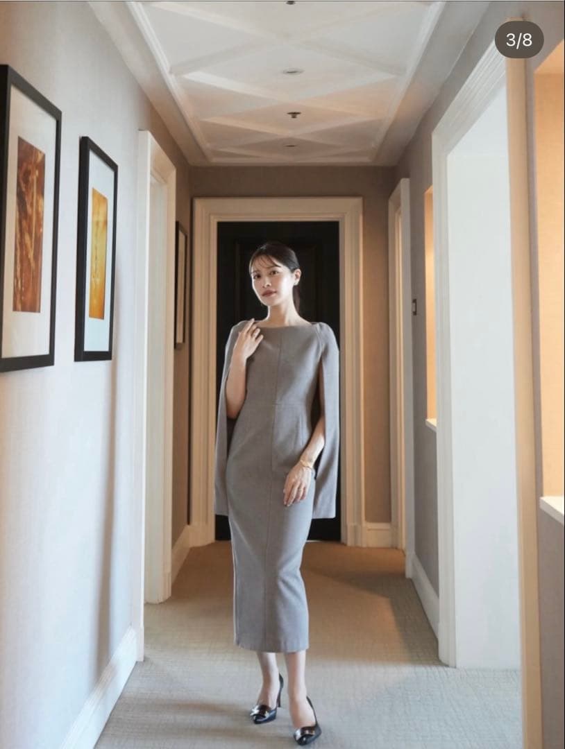 新品laubeblanc◇ Narrow line Cape Dress - メルカリ