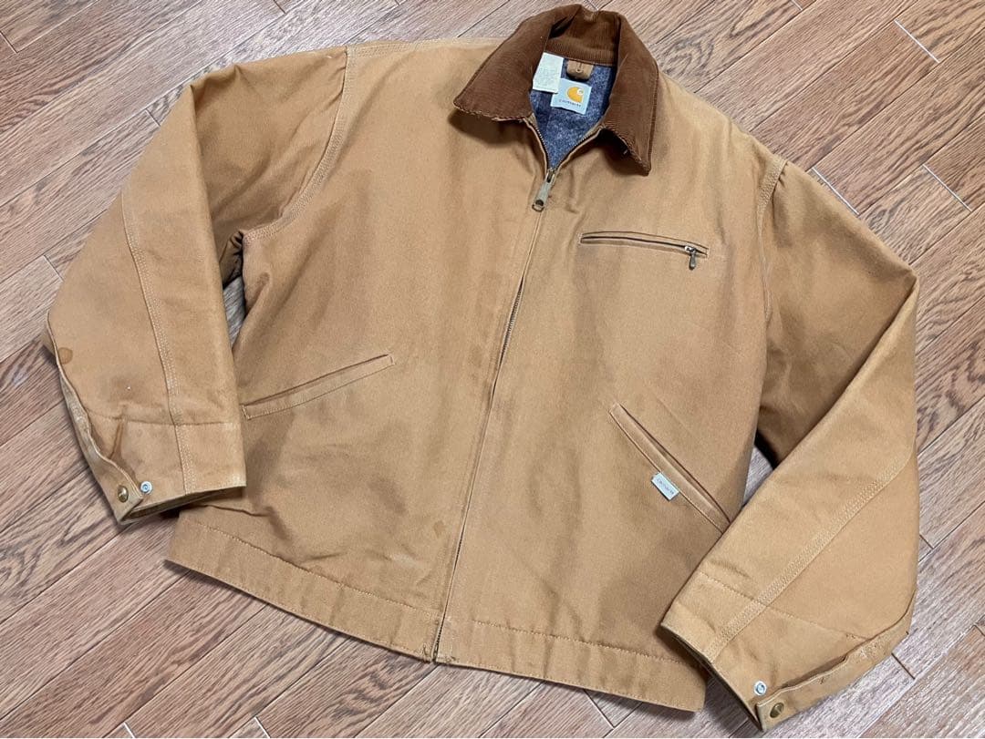 80s カーハート デトロイトジャケット M 星タグ carhartt 未洗い