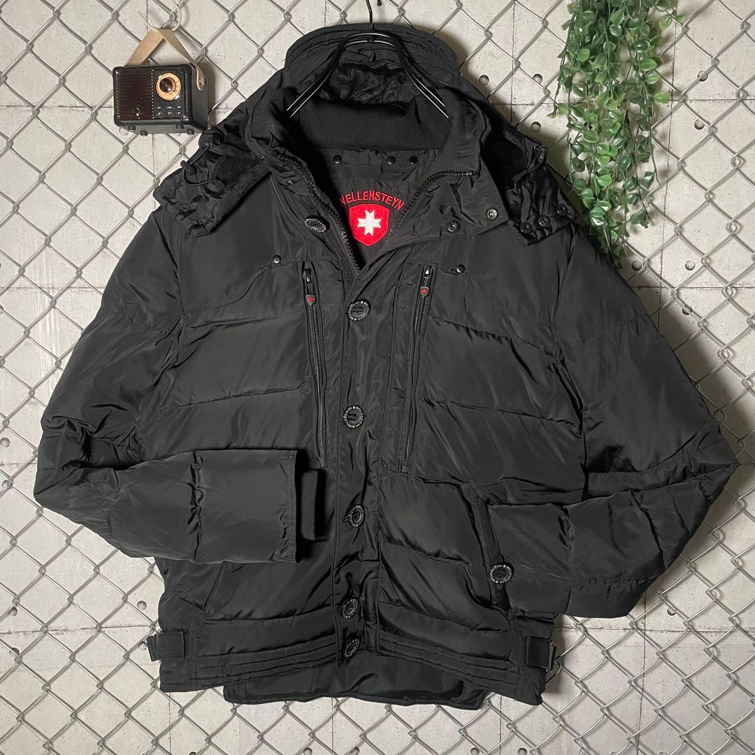 WELLENSTEYN ウェレンステイン ダウンジャケットドイツ製 撥水 黒 L WELLENSTEYN ウェレンステイン ダウンジャケットドイツ製 撥水 黒 L