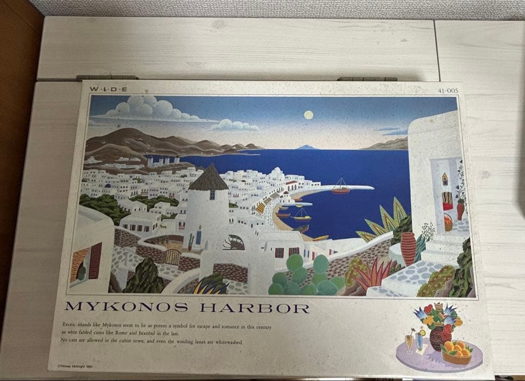 トーマスマックナイト ジグソーパズル ミコノスハーバー 1000ピース