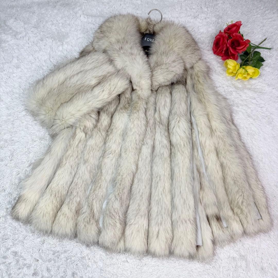 サガフォックス ブルーフォックス レザー コート ジャケット リアル