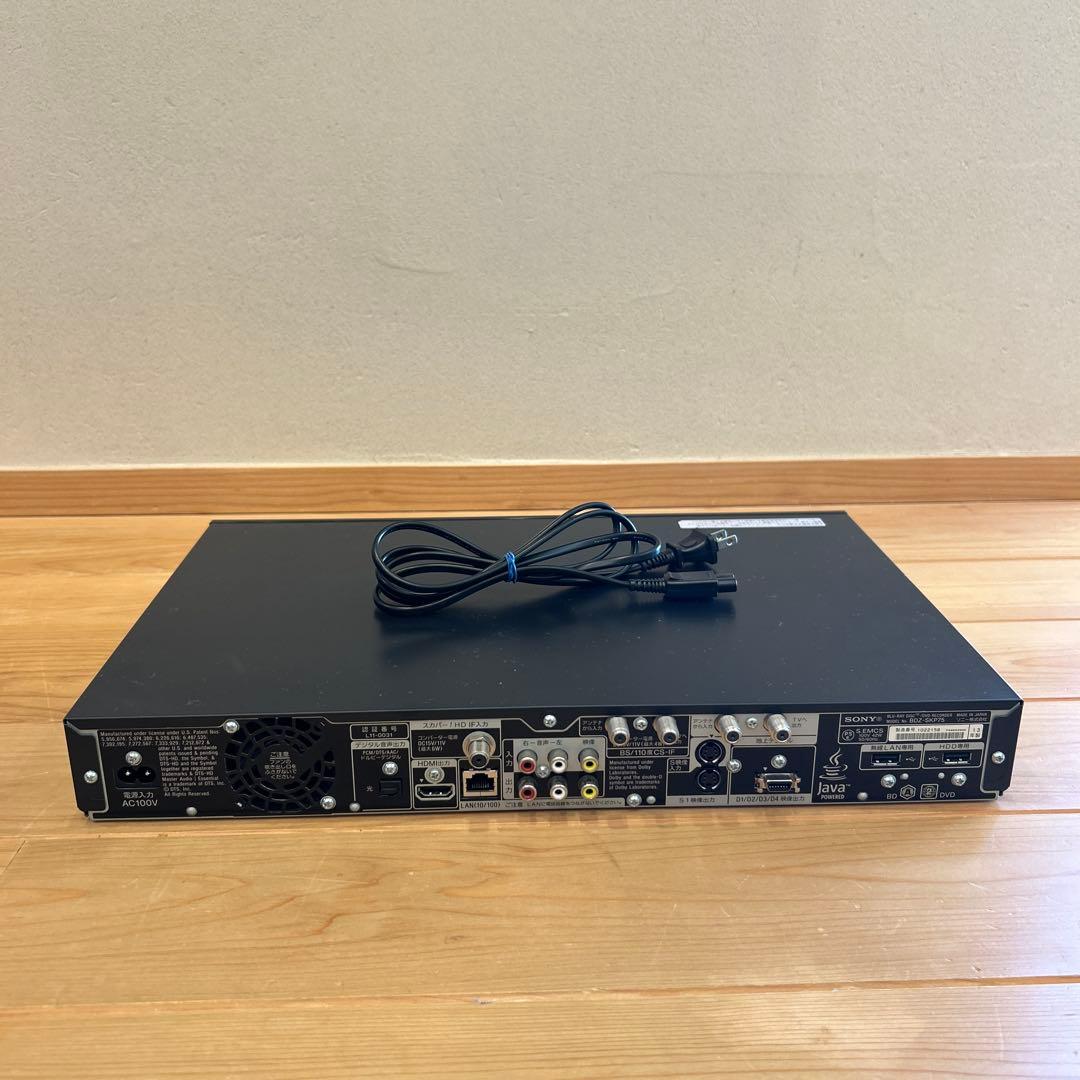 ソニー（SONY） ブルーレイレコーダー BDZ-SKP75 ジャンク品 - メルカリ