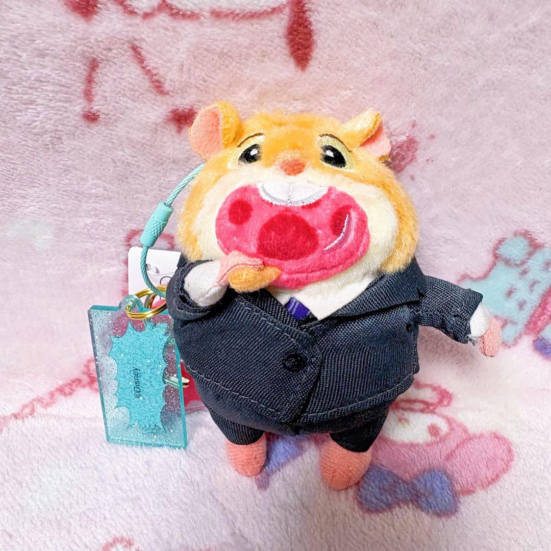 ズートピア レミング ビジネスマン ぬいぐるみキーホルダー キー