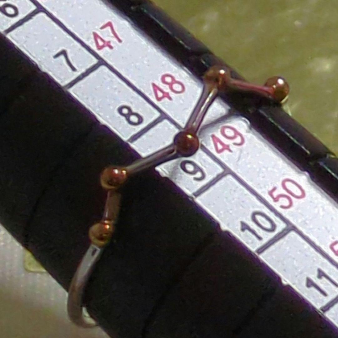 エテ✾k10 10金 クリスマス限定 ホワイトゴールド星座リング - メルカリ