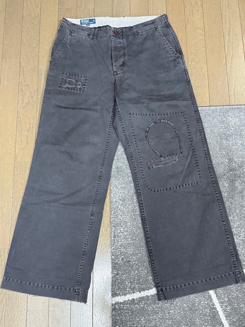 ラルフローレン RalphLauren ダメージ加工 ワークパンツ 34/32 楽天市場】ラルフローレン POLO Ralph Lauren ダメージ リペア チノ