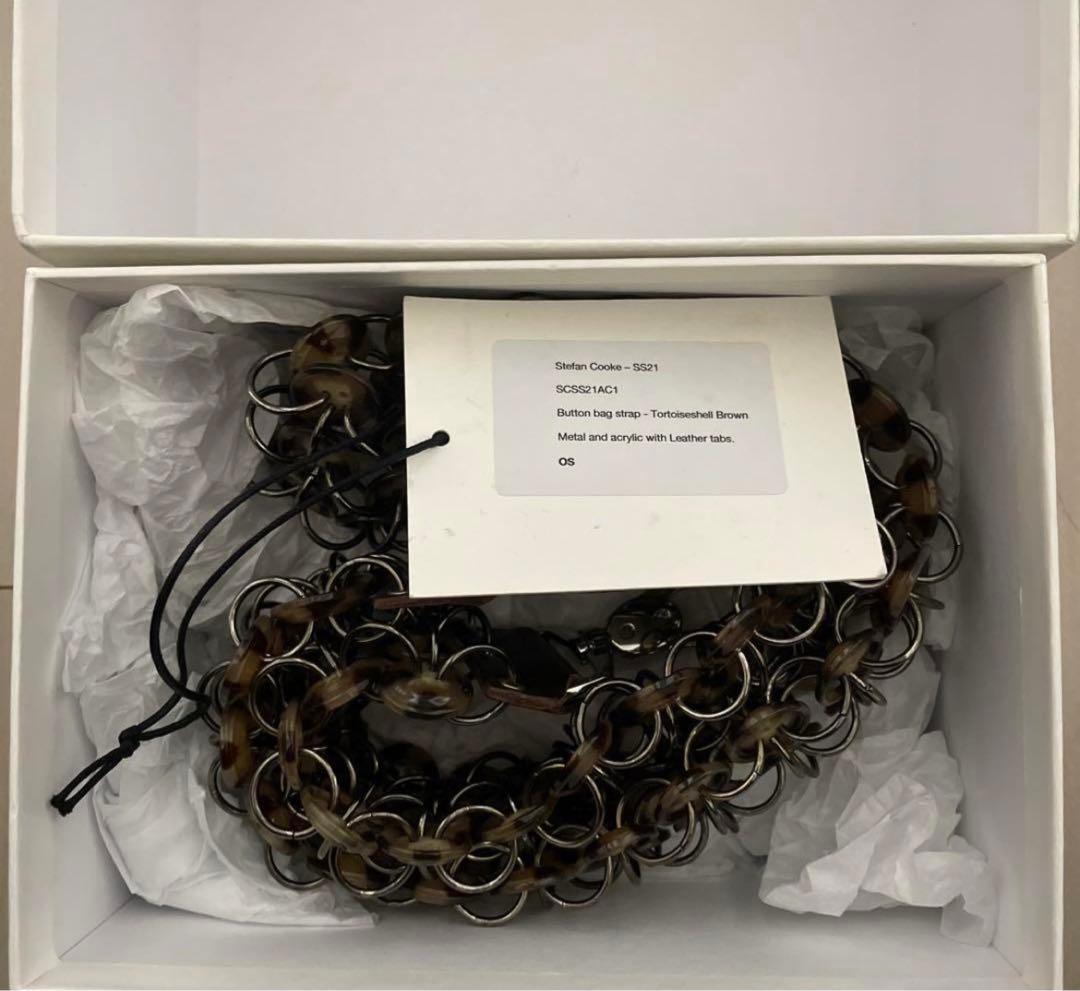 stefan cooke ボタンストラップ バッグ付き