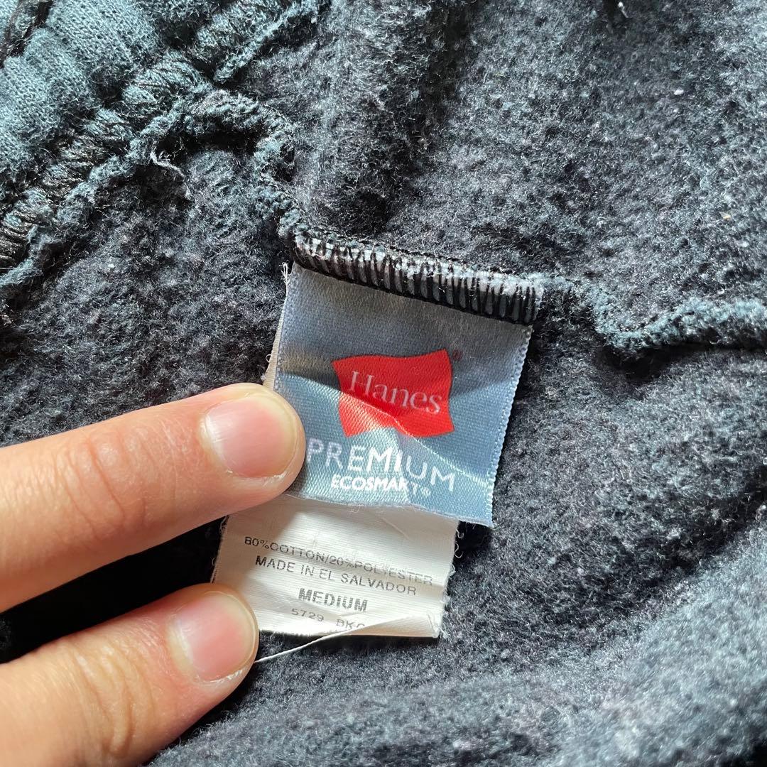 90s Hanes スウェットパンツ フェード 墨黒 無地 ブラック - メルカリ