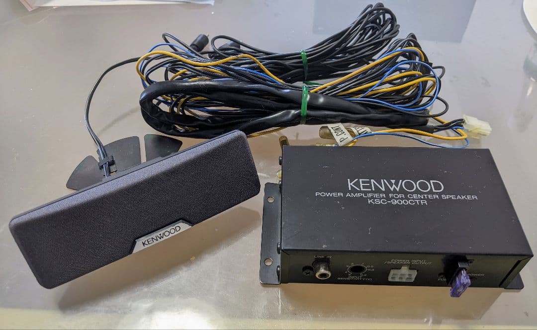 KSC-990CTR (KENWOOD) センタースピーカー + アンプ - メルカリ