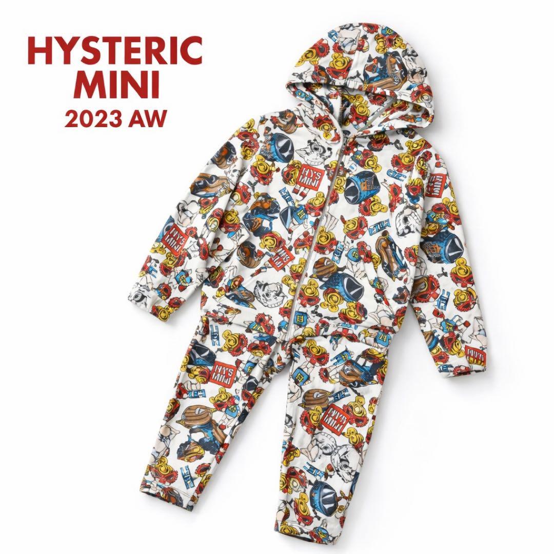 人気定番 ヒステリックミニ CAPSULE TOY総柄 セットアップ 120