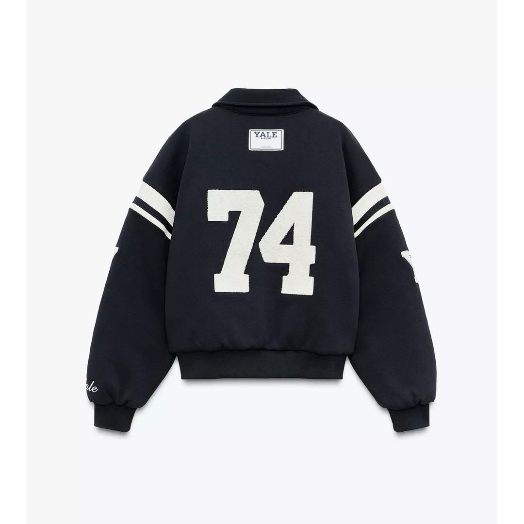 みぃ様専用ZARA ザラ YALE キルティングジャケット スタジャン - メルカリ