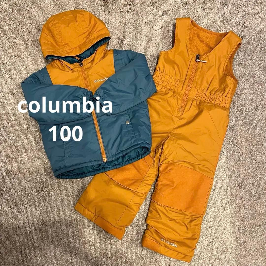 美品Columbia スキーウェア100 3T 雪遊びスノーボード Columbia（コロンビア） スキーウェア キッズ アウトレット 上下セット