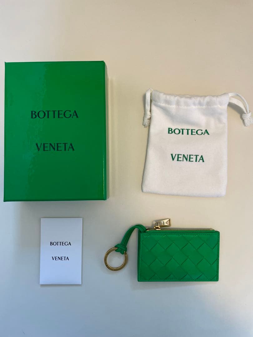 ボッテガヴェネタ キーポーチ キーリング グリーン 緑 - メルカリ
