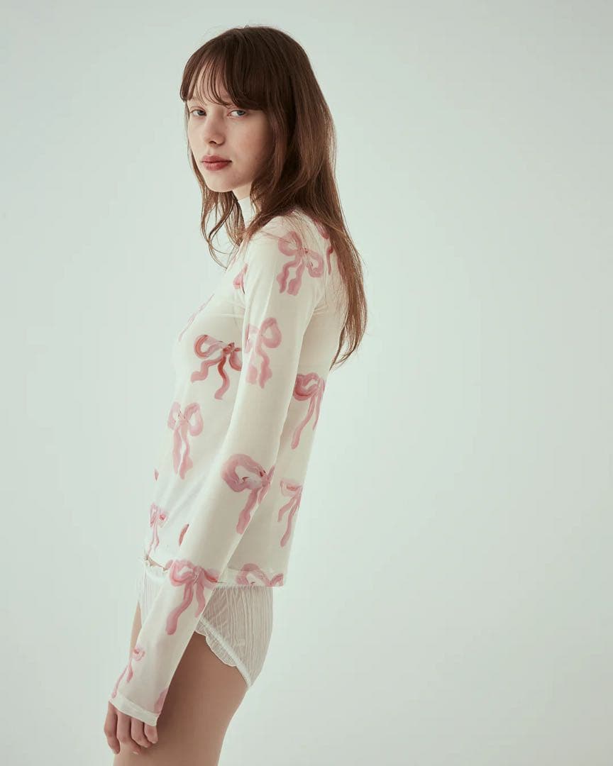 POPPY あさぎーにょ リボンシースルートップス - メルカリ