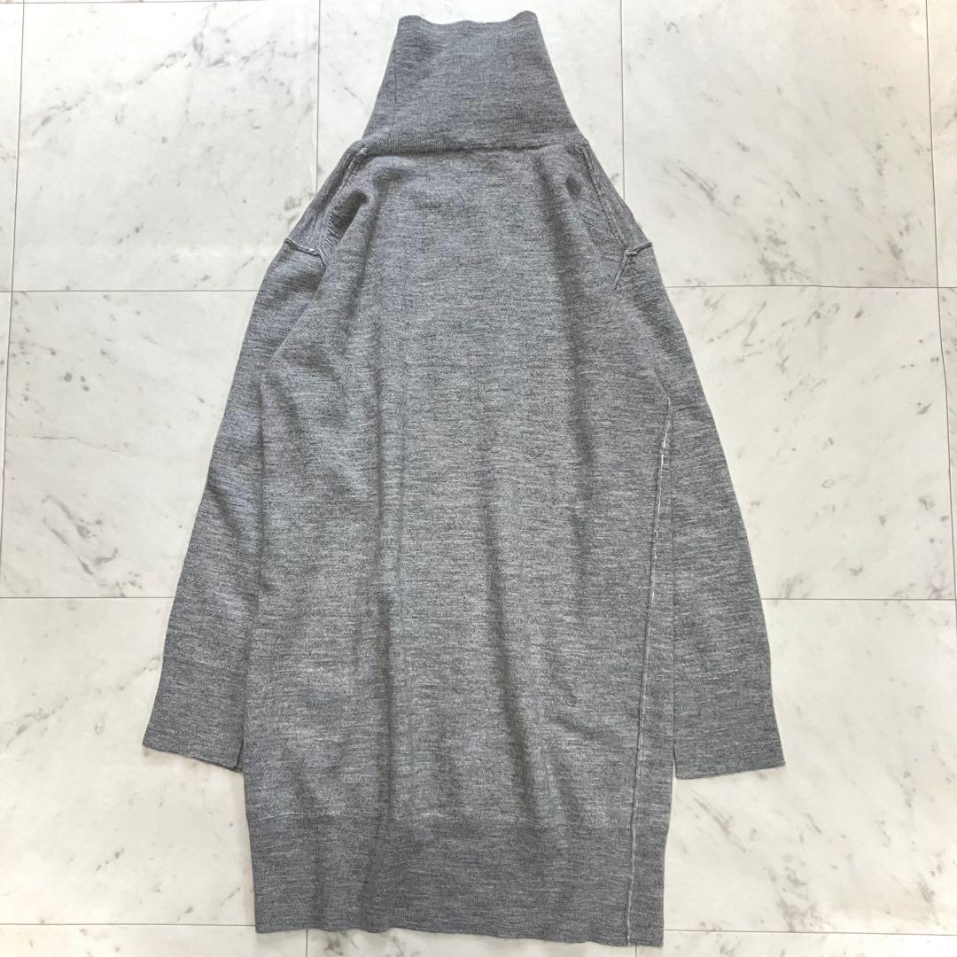 美品 ウィムガゼット ウールカシミヤ ハイネックニット チュニック丈