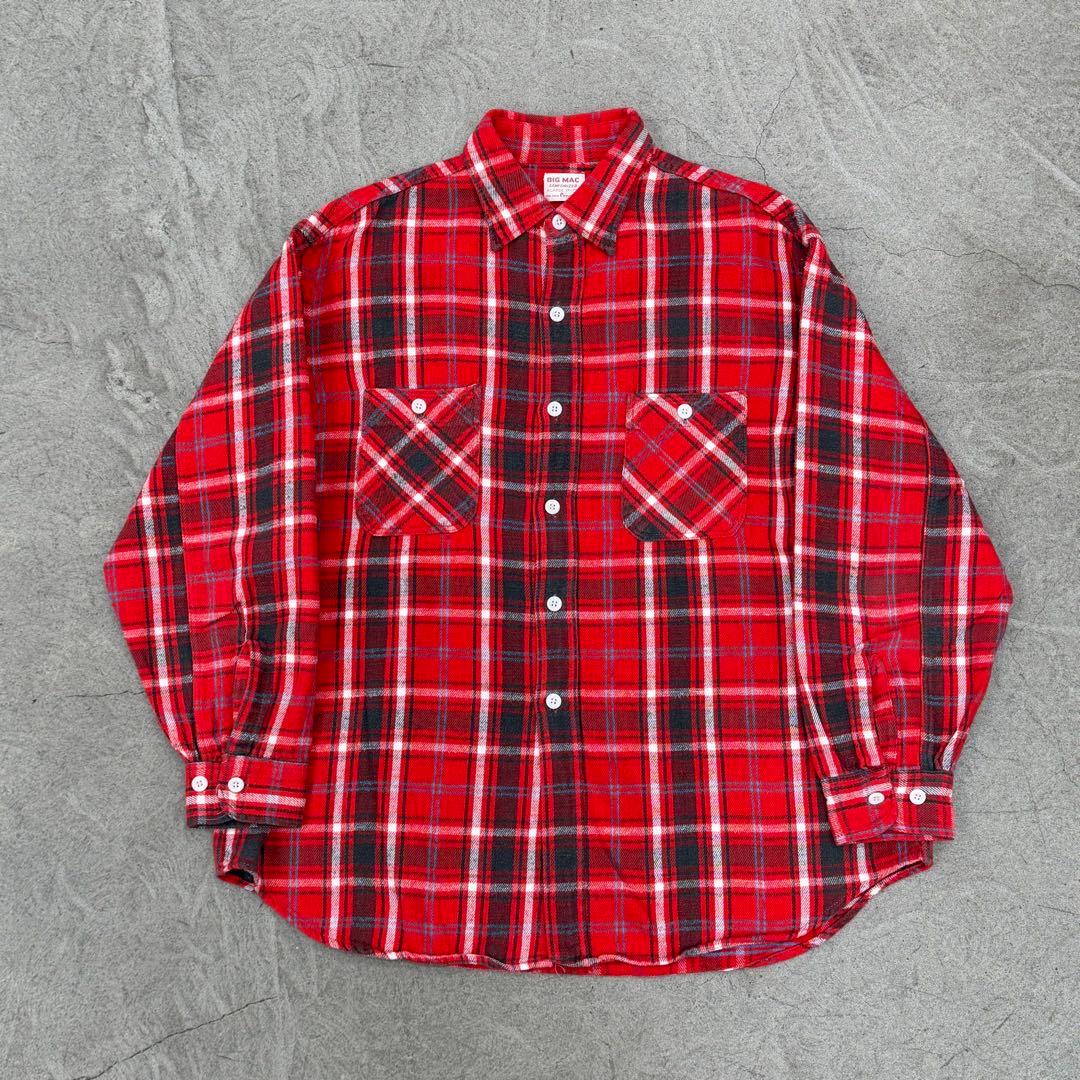 60s BIG MAC ネルシャツ チェックネルシャツ フランネルシャツ 楽天市場】全2色 ビッグマック BIG MAC ネルシャツ チェックシャツ